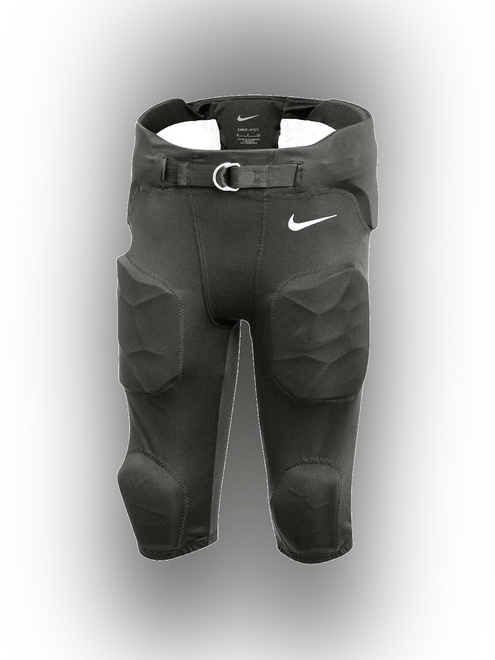 Nike Big Kids integrated Padded Football Girdle Pants DJ5731-060 Gray size S NEW